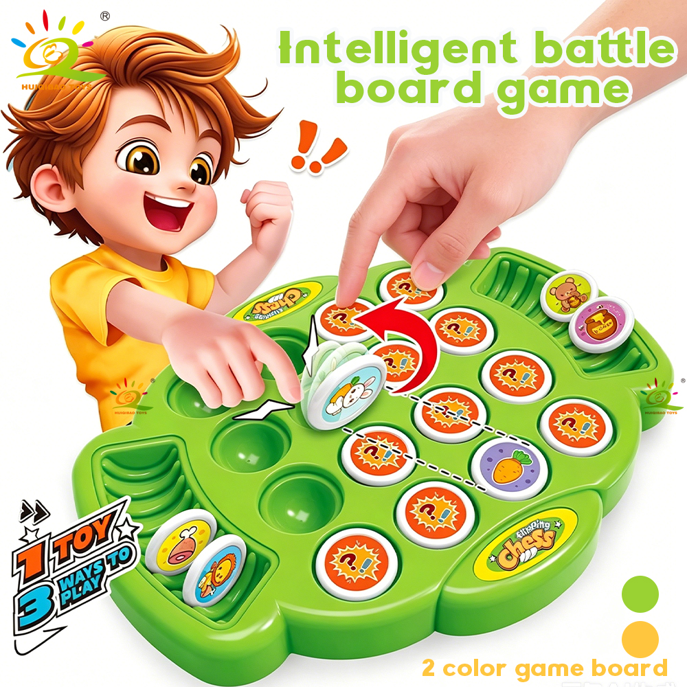 Board Game Flip 7 - HUIQIBAO Dual-Side Flip Board Strategy Game
