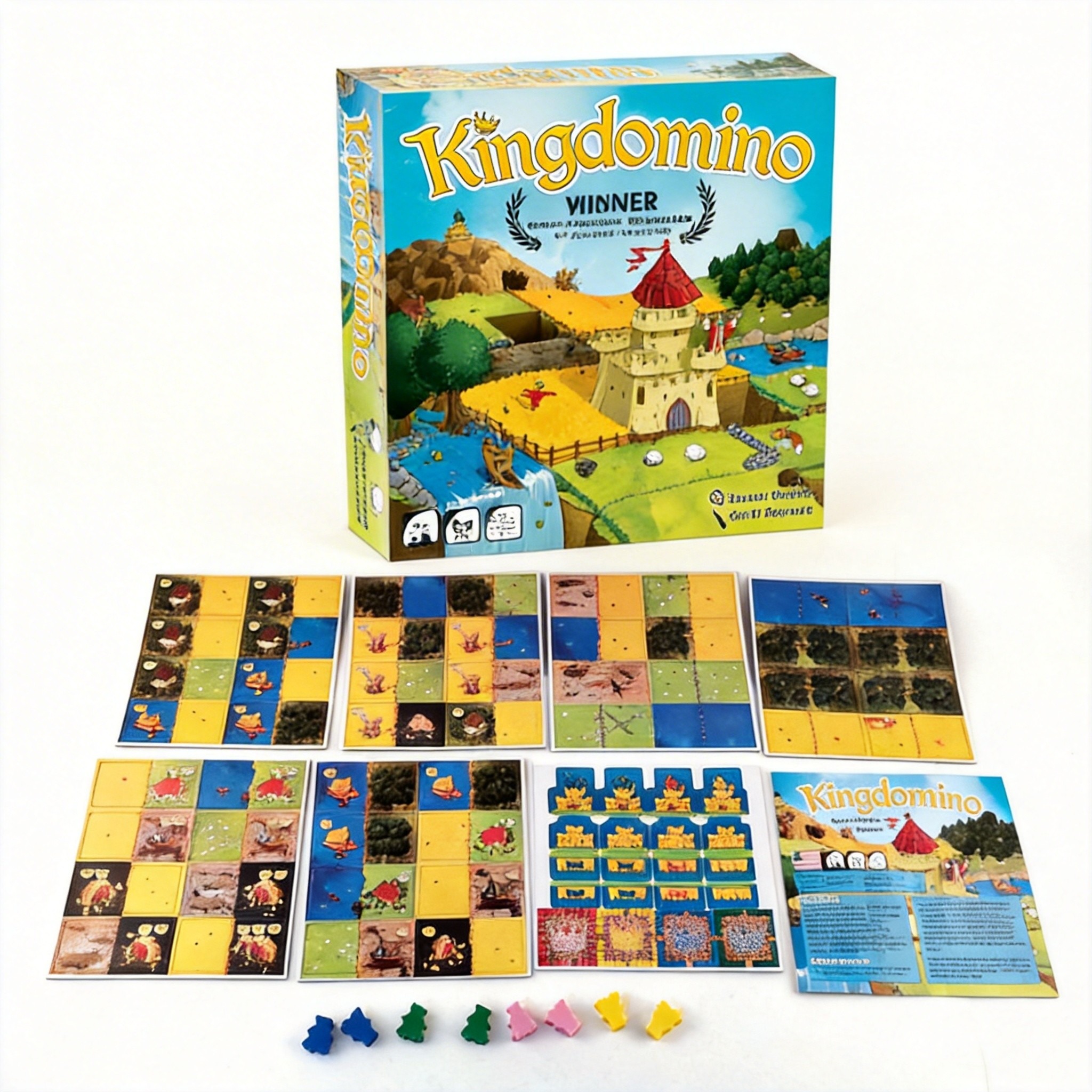 Board Game Flip 7 - Winner Board Game Kingdomino Strategy Game