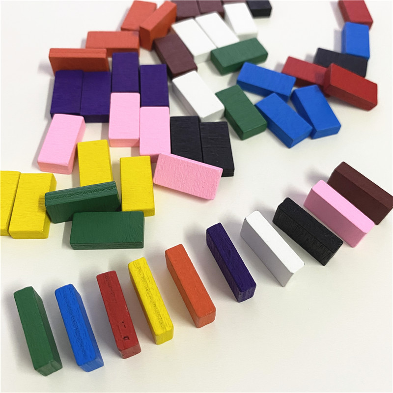 Board Game Vector - 50Pcs 20*10*5mm Colorful Brick marks Cuboid