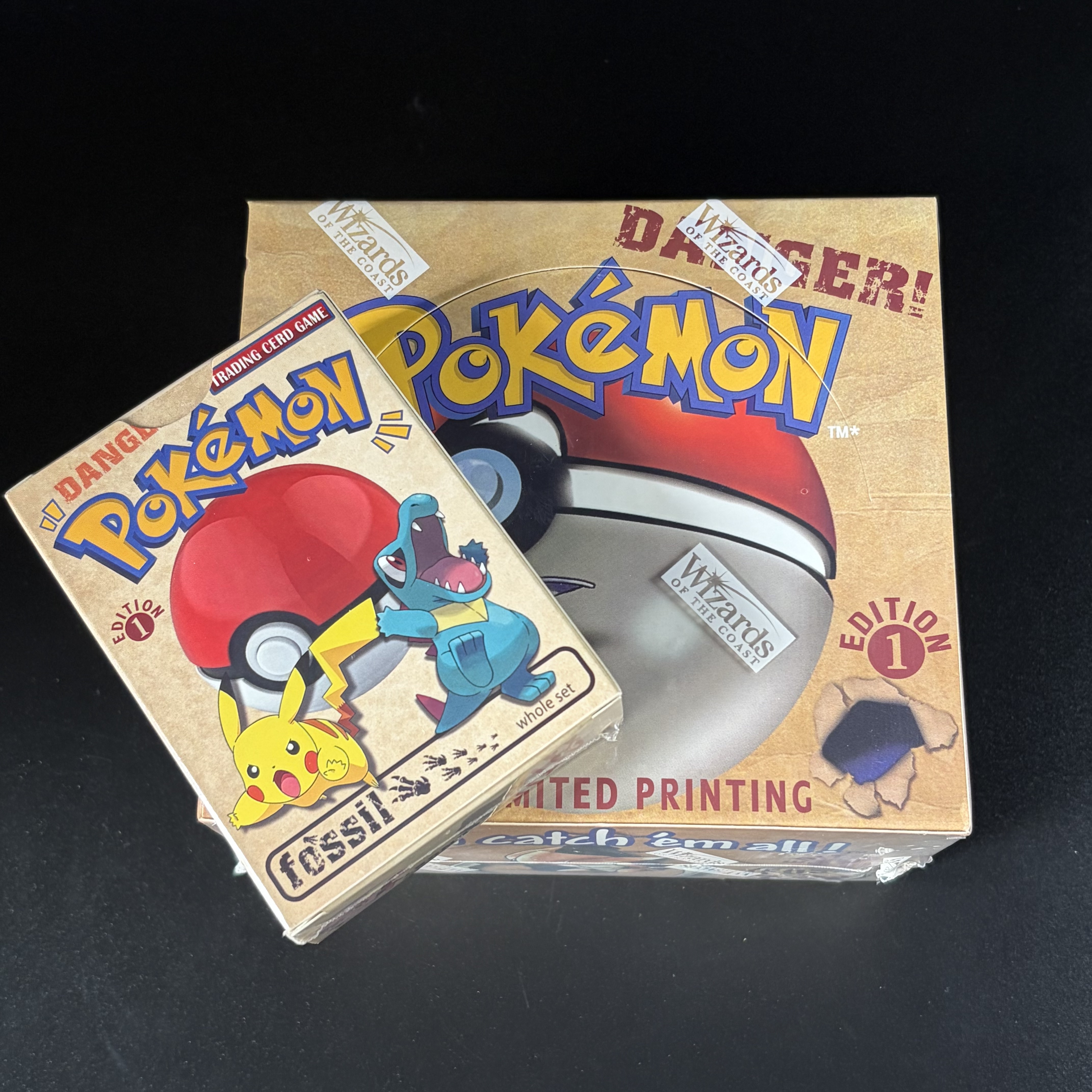 Board Game Pokemon - PKM TCG 1999 Fossil 1st Sealed