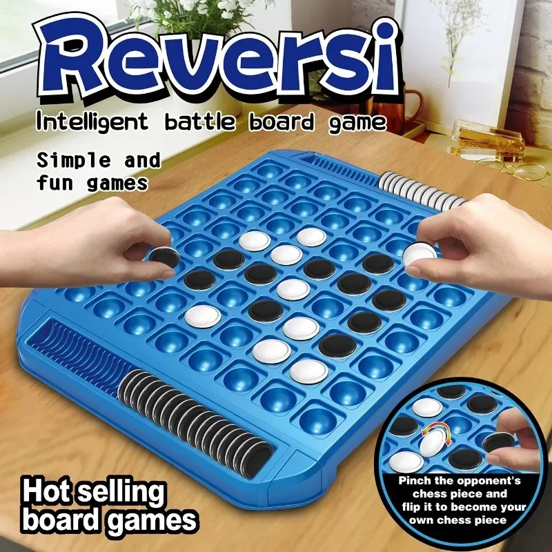 Board Game Flip 7 - Dual-Side Flip Board Strategy Game for