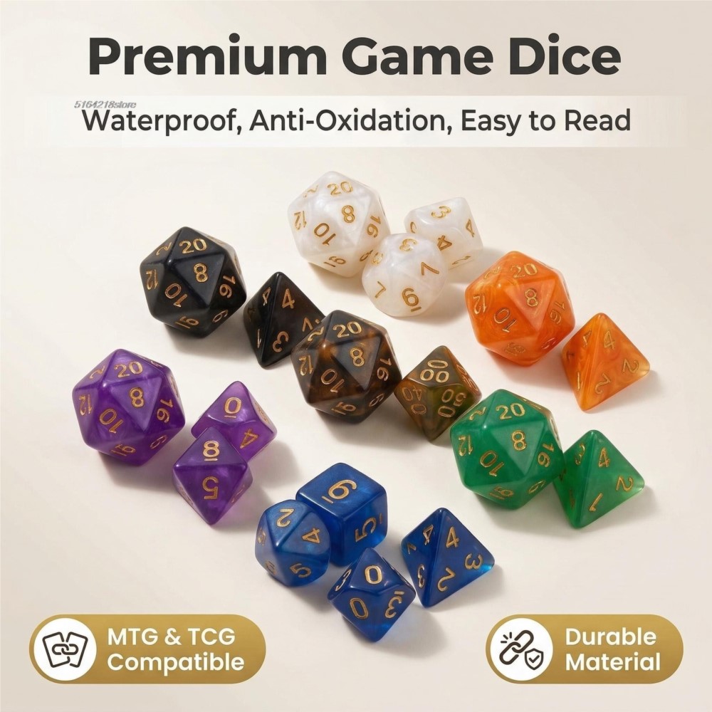 Board Game Vector - 7pcs Set Dice Board Games Roll
