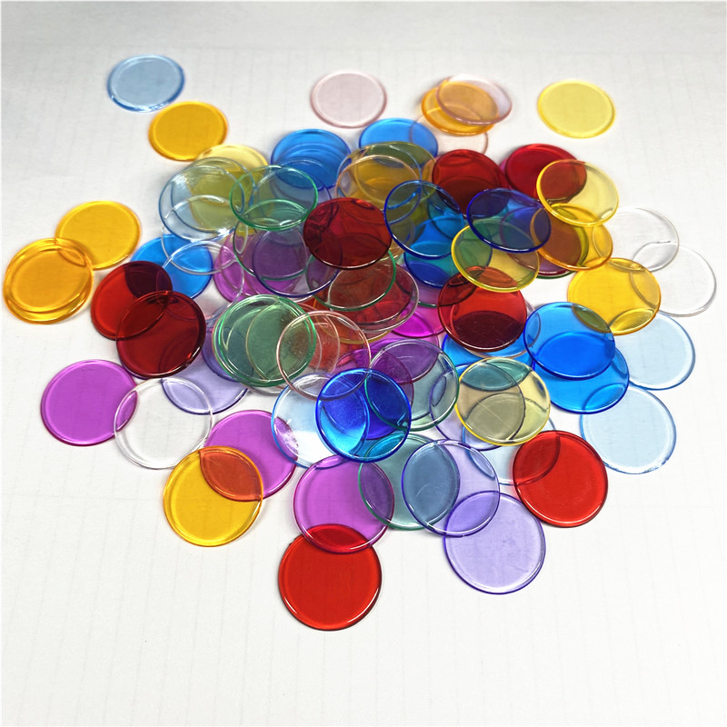100pcs 19mm Transparent Chips  – Board Game Vector recenzja i cena