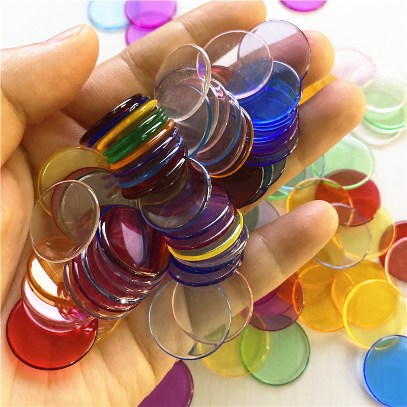 100pcs 19mm Transparent Chips  – Board Game Vector recenzja i cena