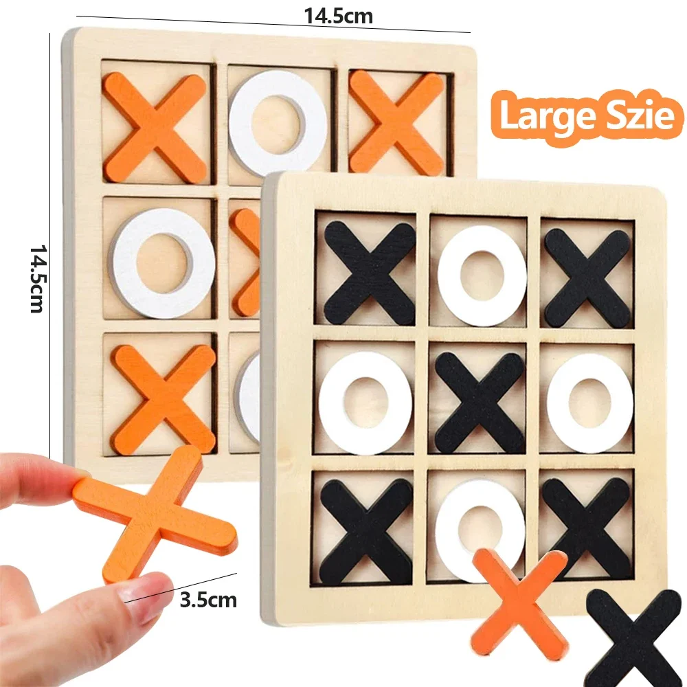 Wooden XO Tic Tac Toe Game Min – Board Game Word recenzja i cena