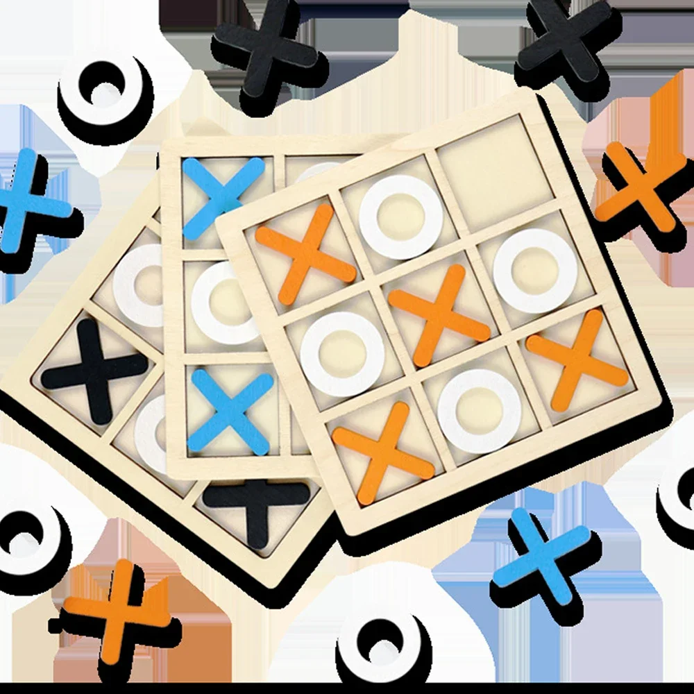 Wooden XO Tic Tac Toe Game Min – Board Game Word recenzja i cena