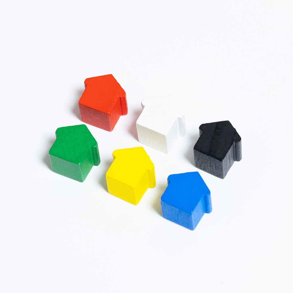 100Pcs Little House Meeples, 1 – Board Game Vector recenzja i cena