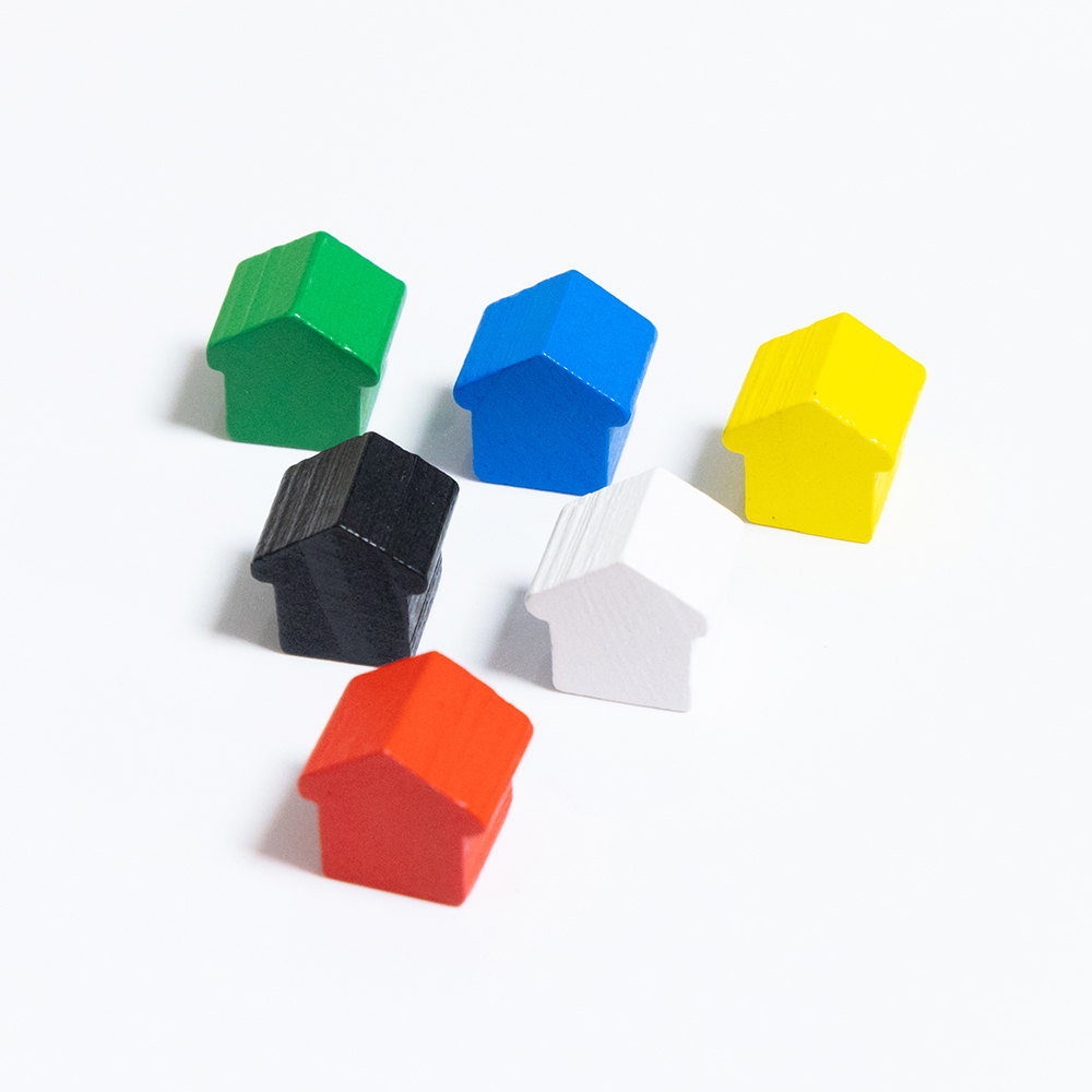 100Pcs Little House Meeples, 1 – Board Game Vector recenzja i cena