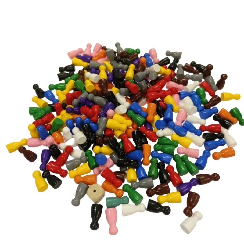 100 Pcs Colorful Wooden Chess  – Board Game Vector recenzja i cena