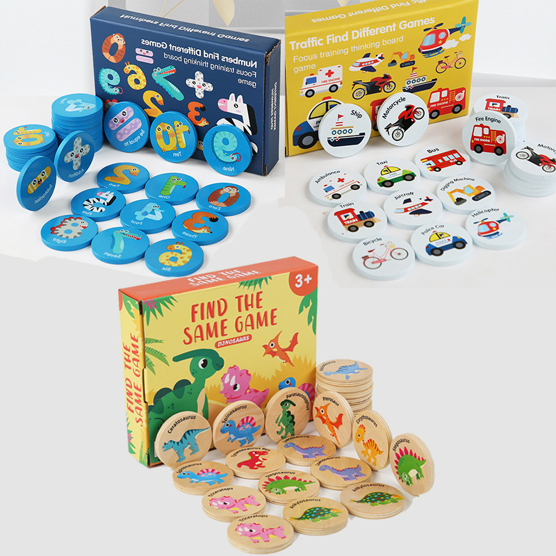 Kids Educational Wooden Memory – Board Game Word recenzja i cena