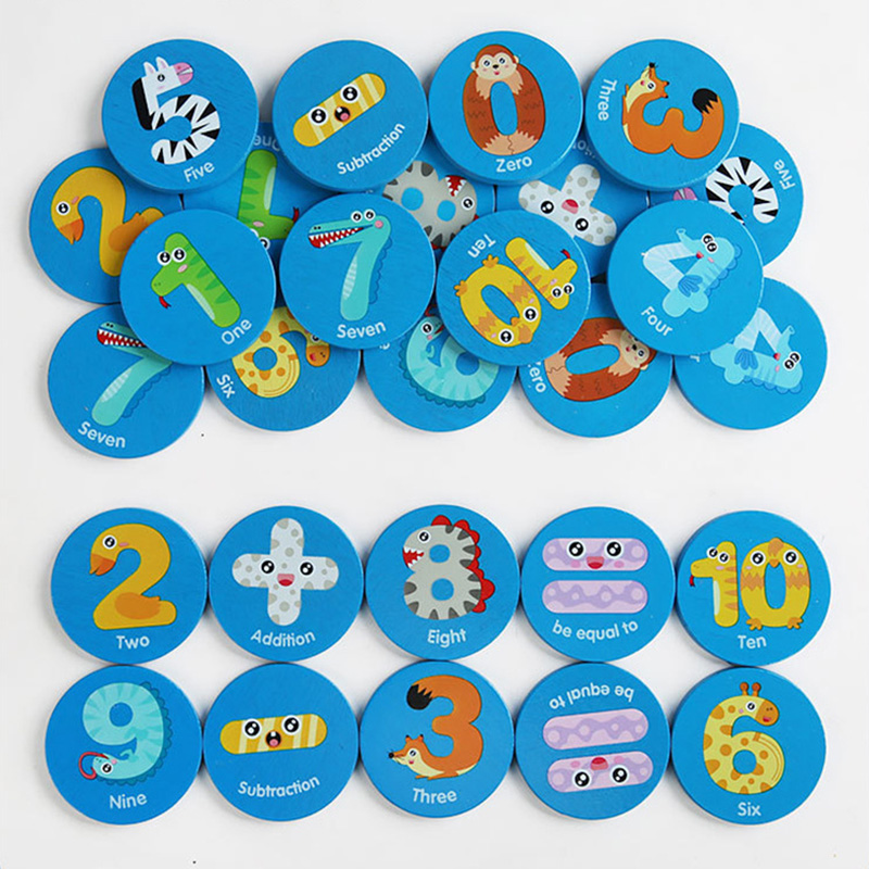 Kids Educational Wooden Memory – Board Game Word recenzja i cena