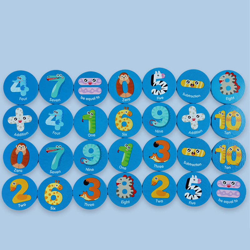 Kids Educational Wooden Memory – Board Game Word recenzja i cena