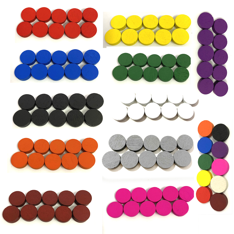 100pieces Diameter 15*5MM Wood – Board Game Vector recenzja i cena