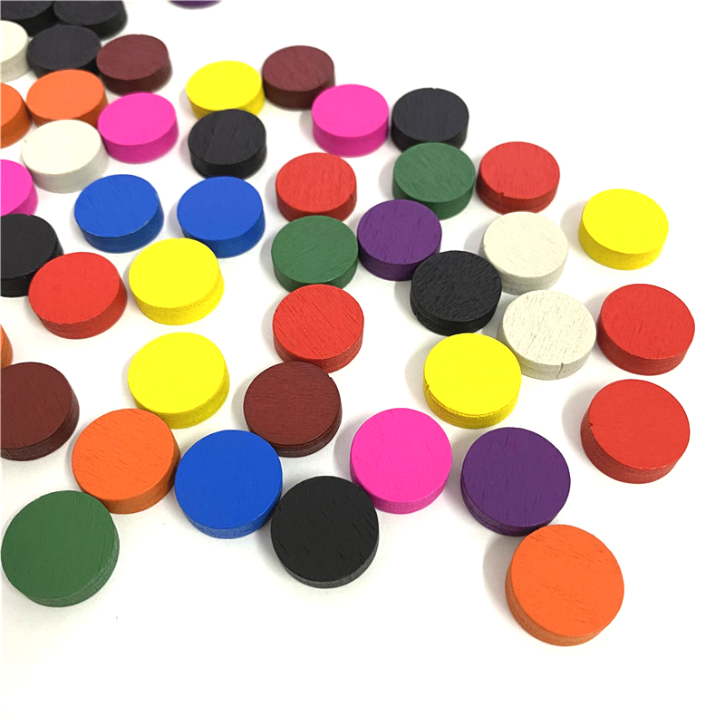 100pieces Diameter 15*5MM Wood – Board Game Vector recenzja i cena