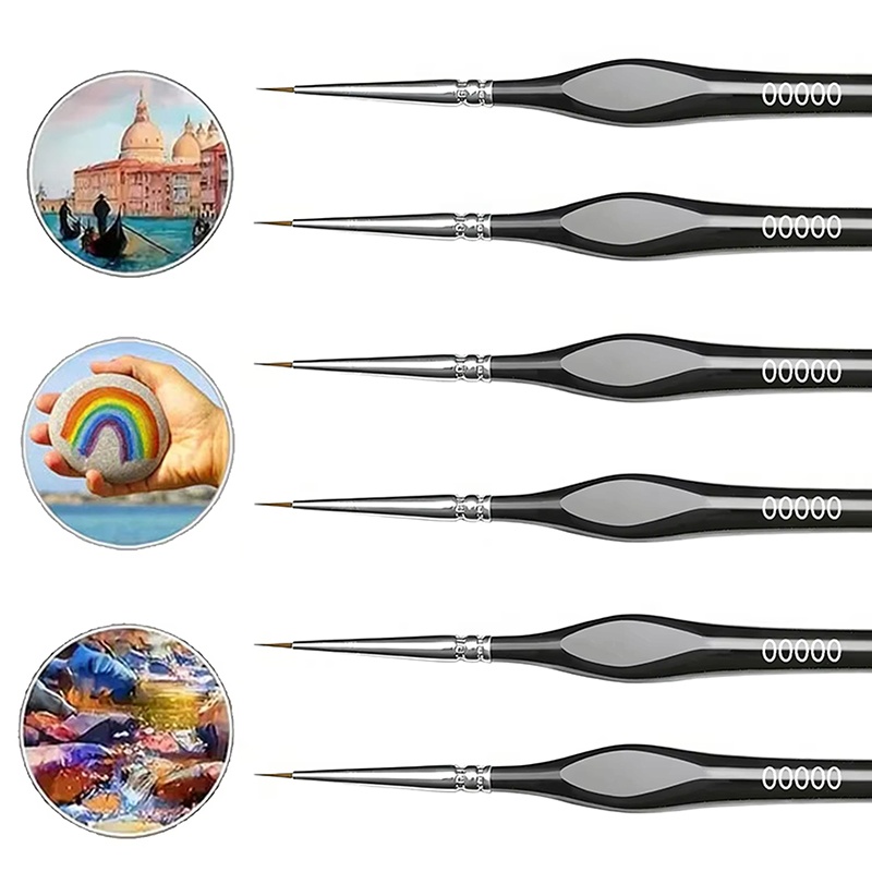 3-6 Pcs Detail Paint Brushes S – Miniature Painting Set recenzja i cena