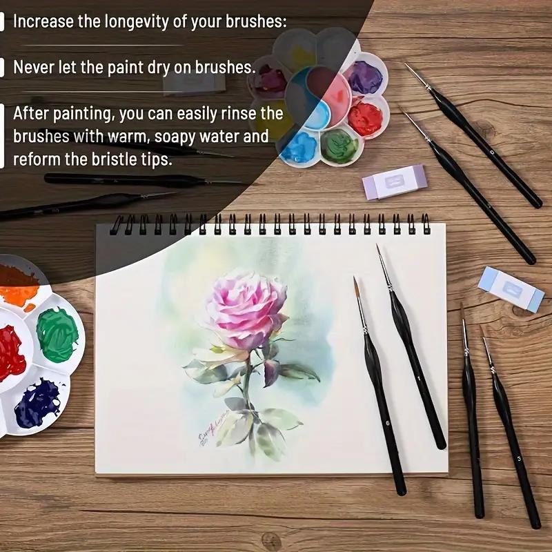 3-6 Pcs Detail Paint Brushes S – Miniature Painting Set recenzja i cena