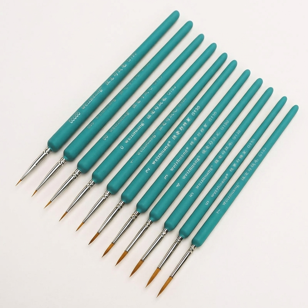 11 PCS Miniature Paint Brushes – Miniature Painting Set recenzja i cena