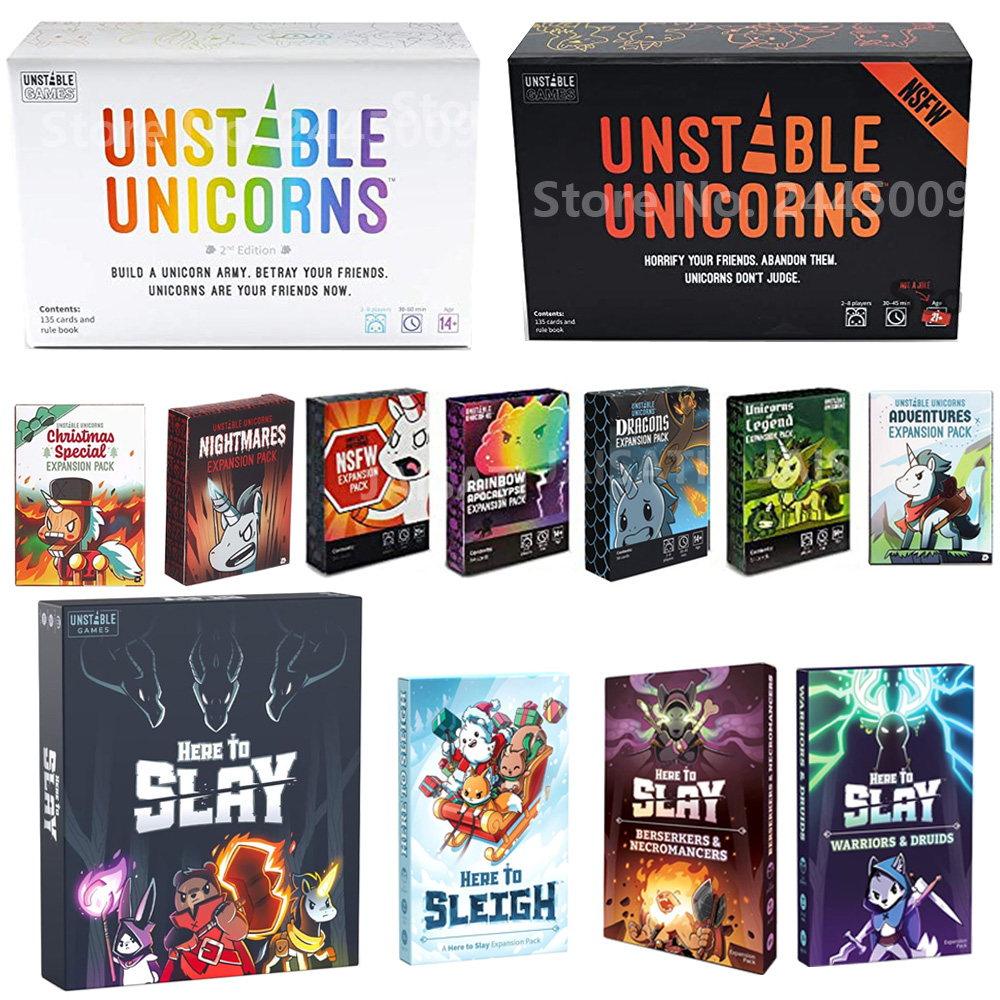 Unicorns card game Christmas S – Board Game Zombies recenzja i cena
