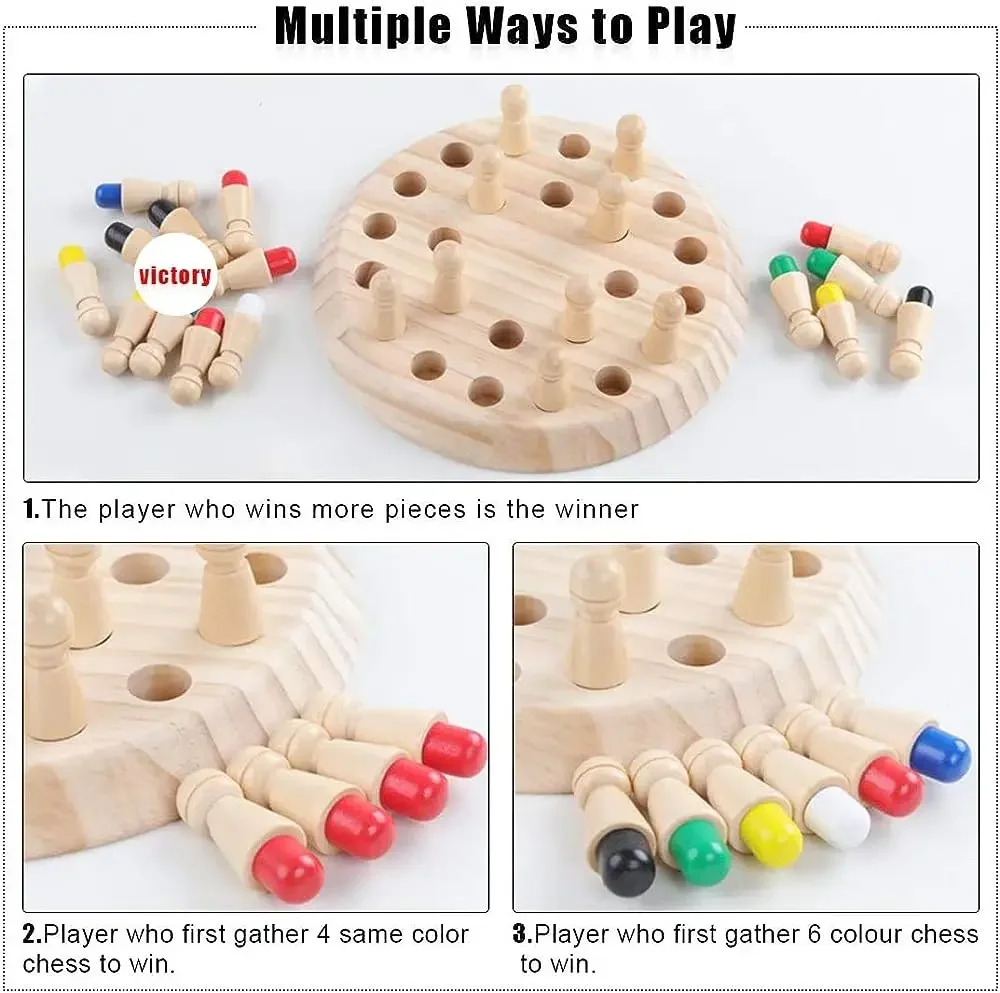 1PC Wooden Memory Match Stick  – Board Game Word recenzja i cena