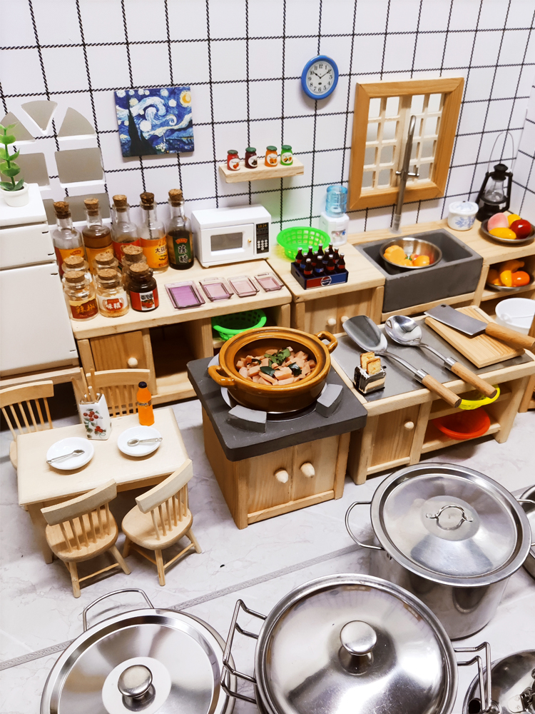 Doll House Miniature Kitchen S – Miniature Painting Set recenzja i cena