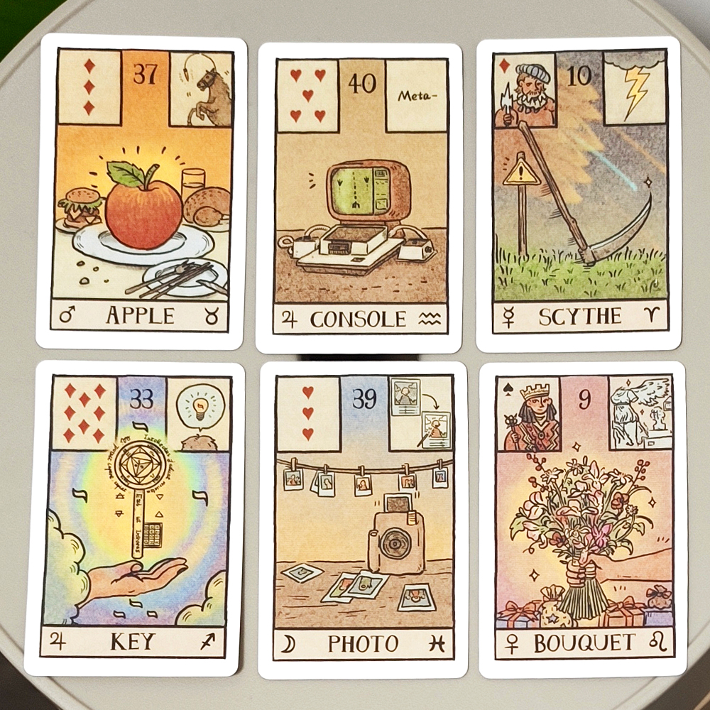 9*6cm Akashic Eye Lenormand: 6 – Board Game Oracle recenzja i cena