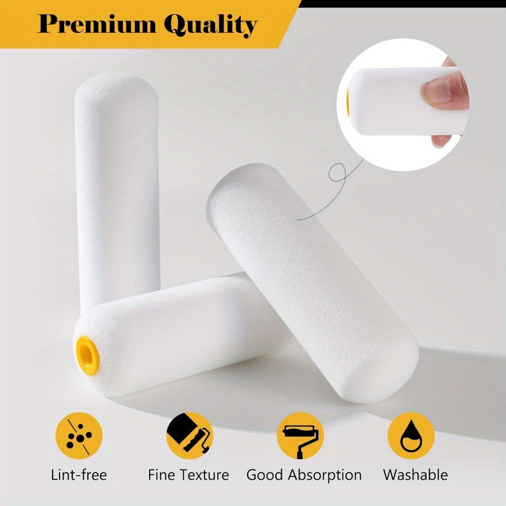 10 pcs Sponge Paint Roller Sma – Miniature Painting Set recenzja i cena