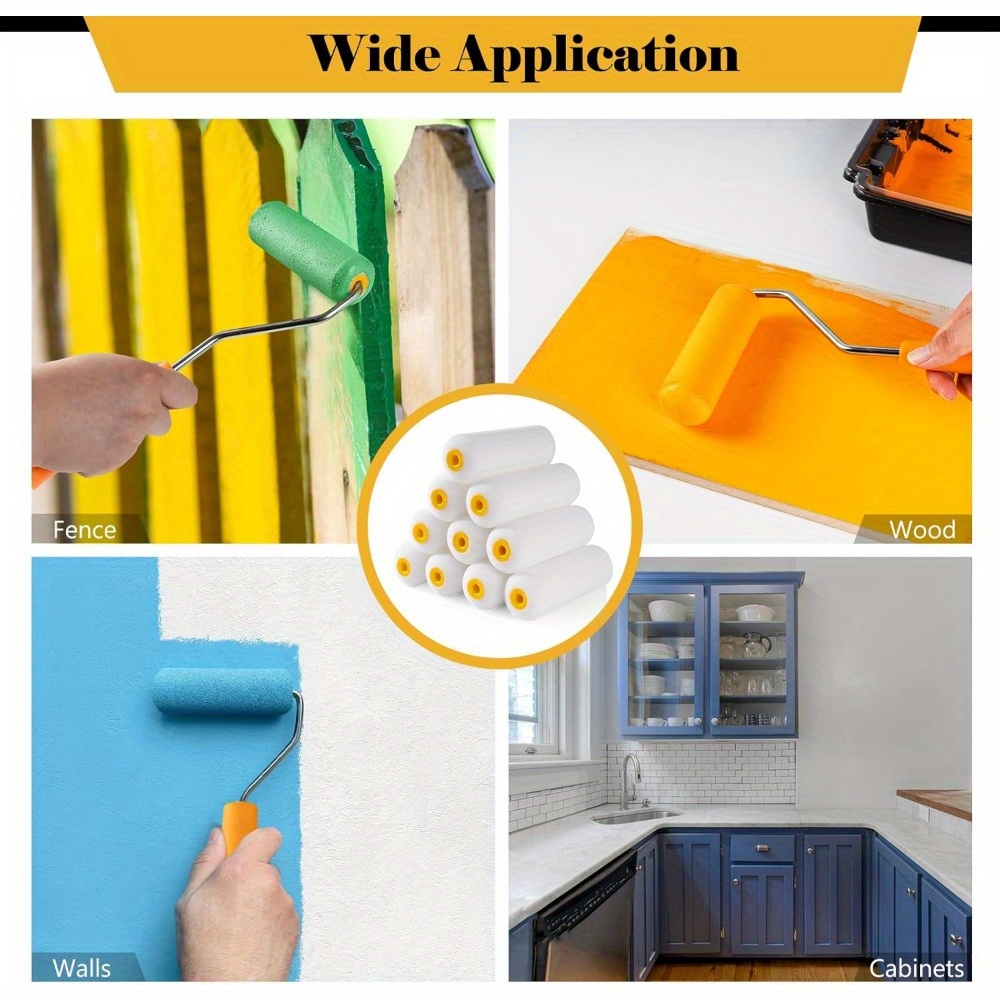 10 pcs Sponge Paint Roller Sma – Miniature Painting Set recenzja i cena