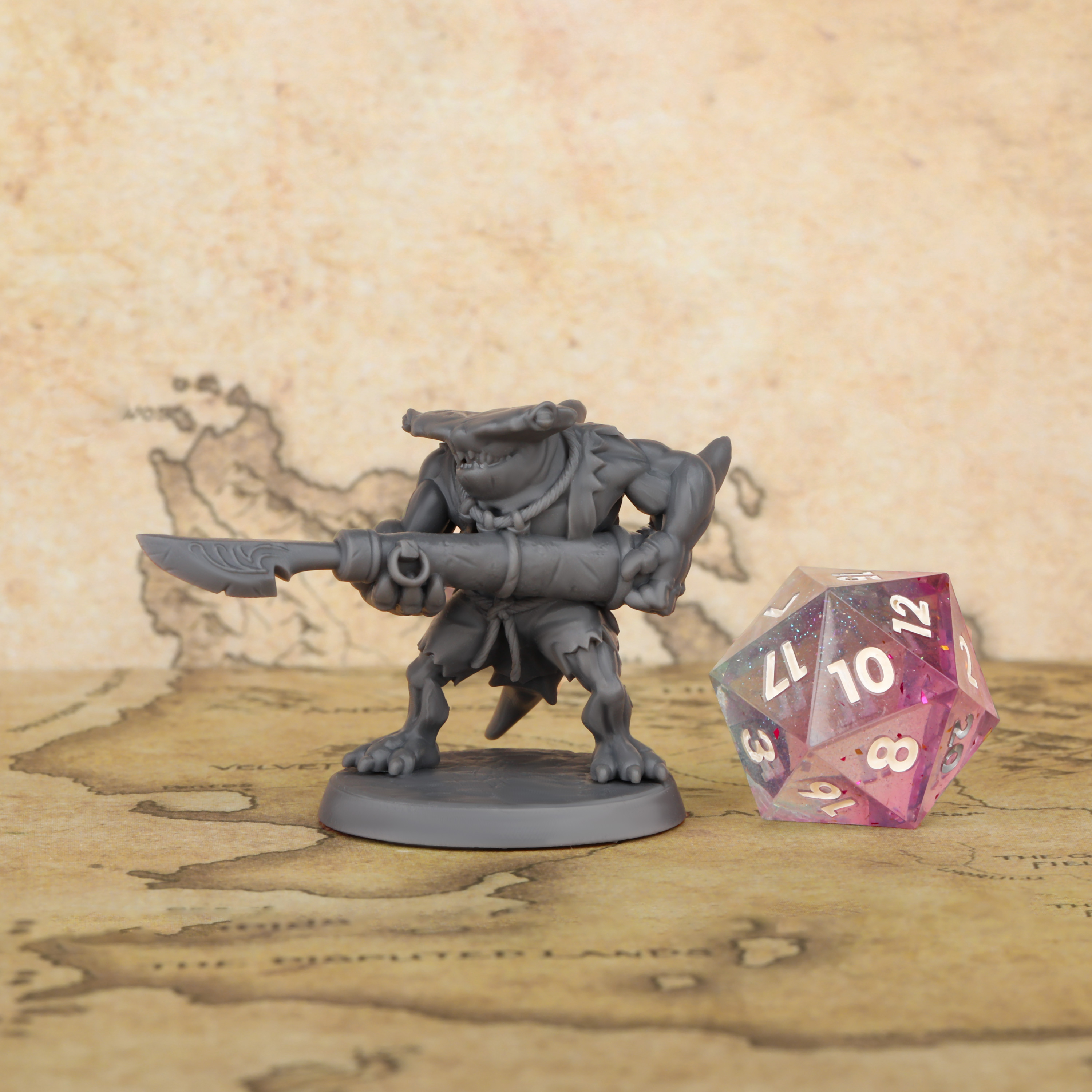 TTRPG Shark with Harpoon Minia – Board Game Idea recenzja i cena