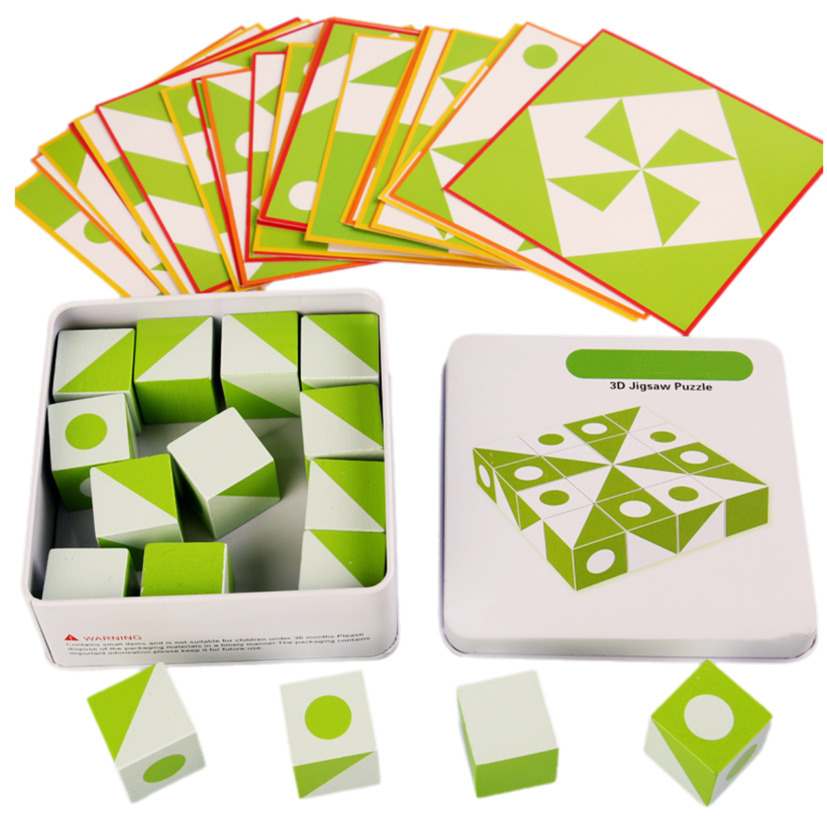 Wooden 3D Puzzles Game Geometr – Board Game Idea recenzja i cena