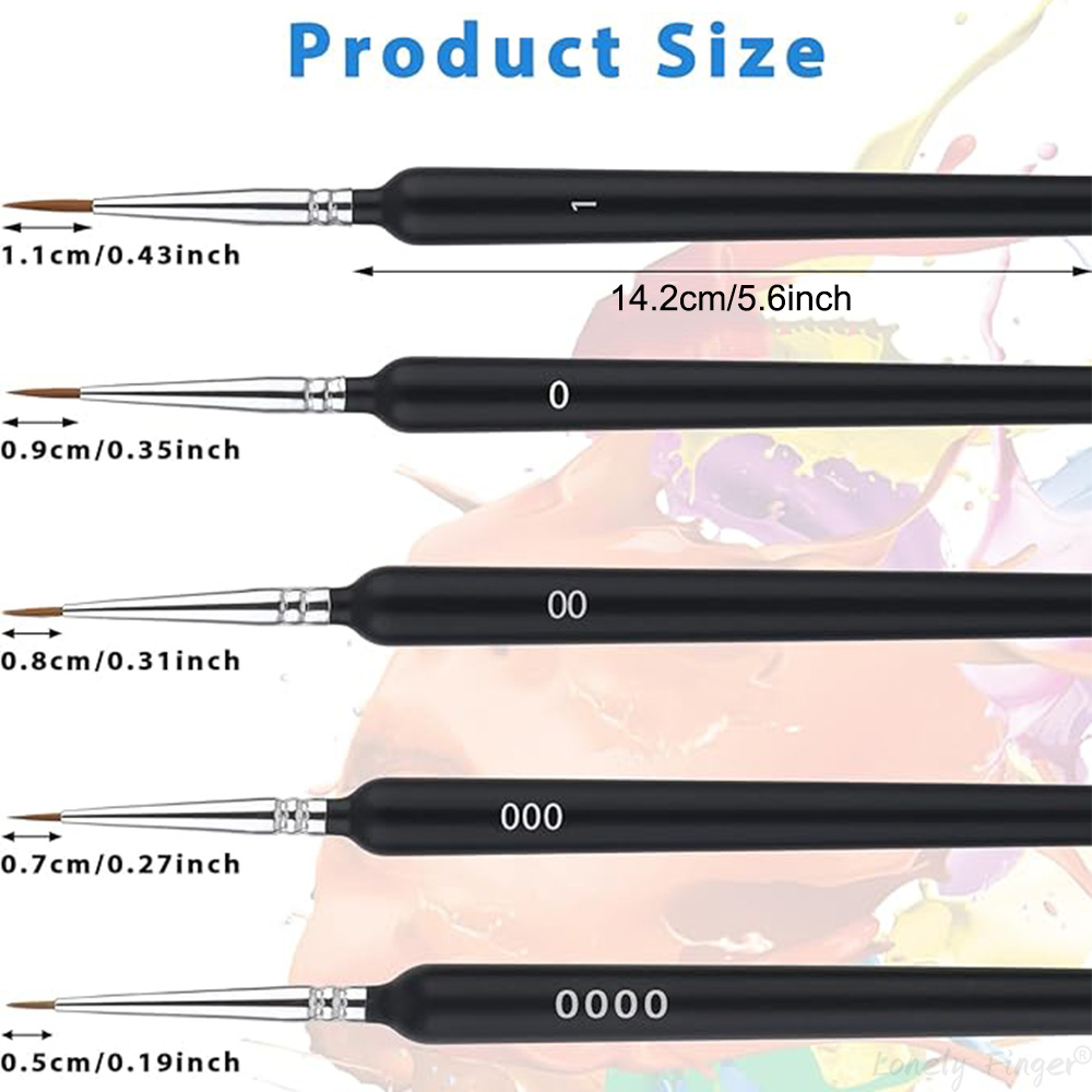5/11Pcs Paint Brushes Set, Art – Miniature Painting Set recenzja i cena