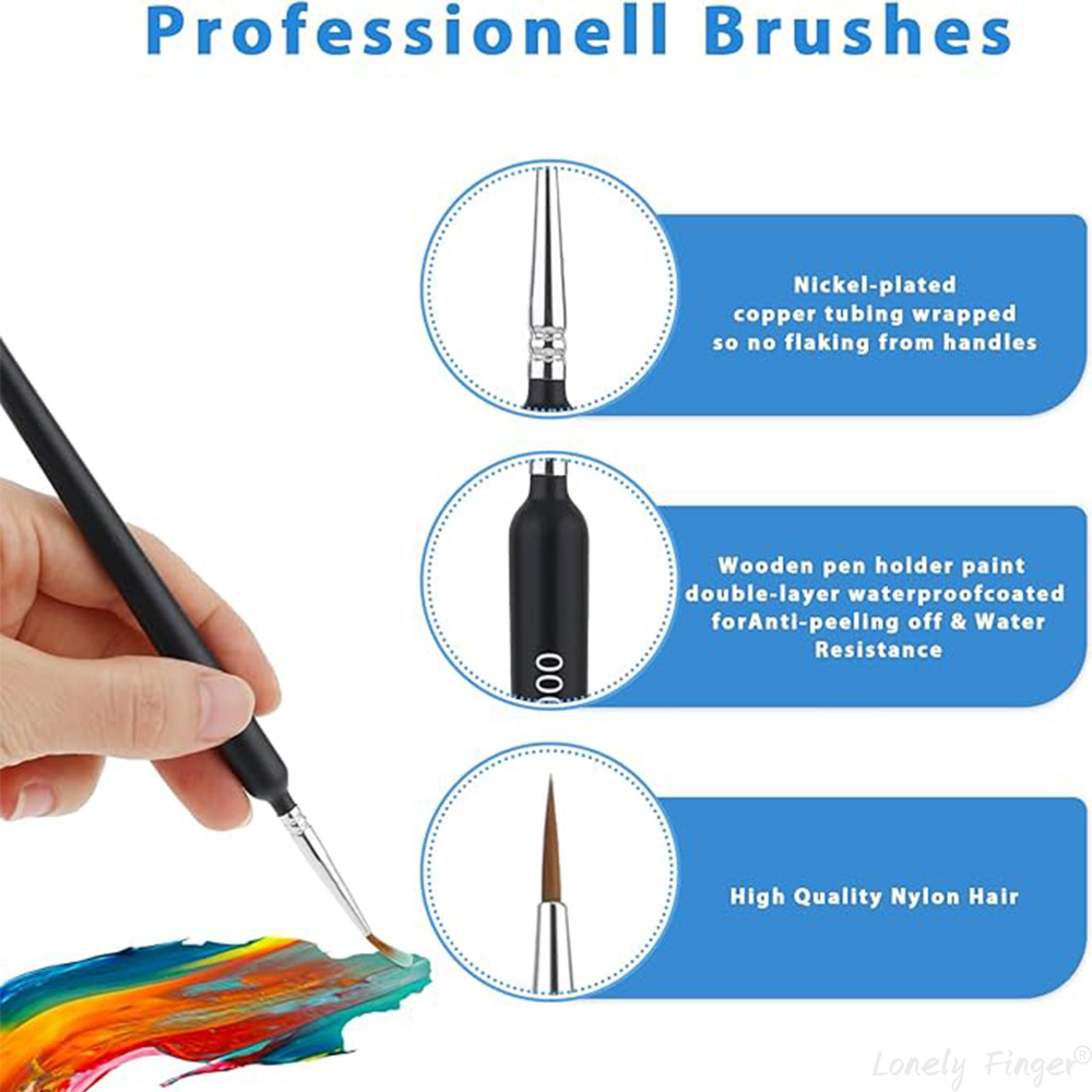 5/11Pcs Paint Brushes Set, Art – Miniature Painting Set recenzja i cena