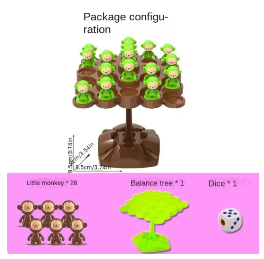 Monkey Balance Tree Focus Bala – Board Game Word recenzja i cena