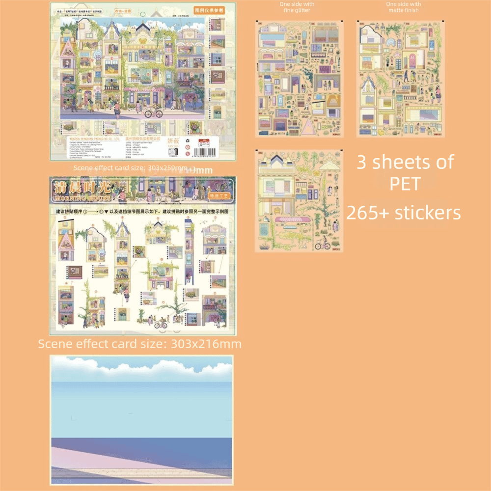 DIY Oil Painting Street Scene  – Miniature Painting Set recenzja i cena