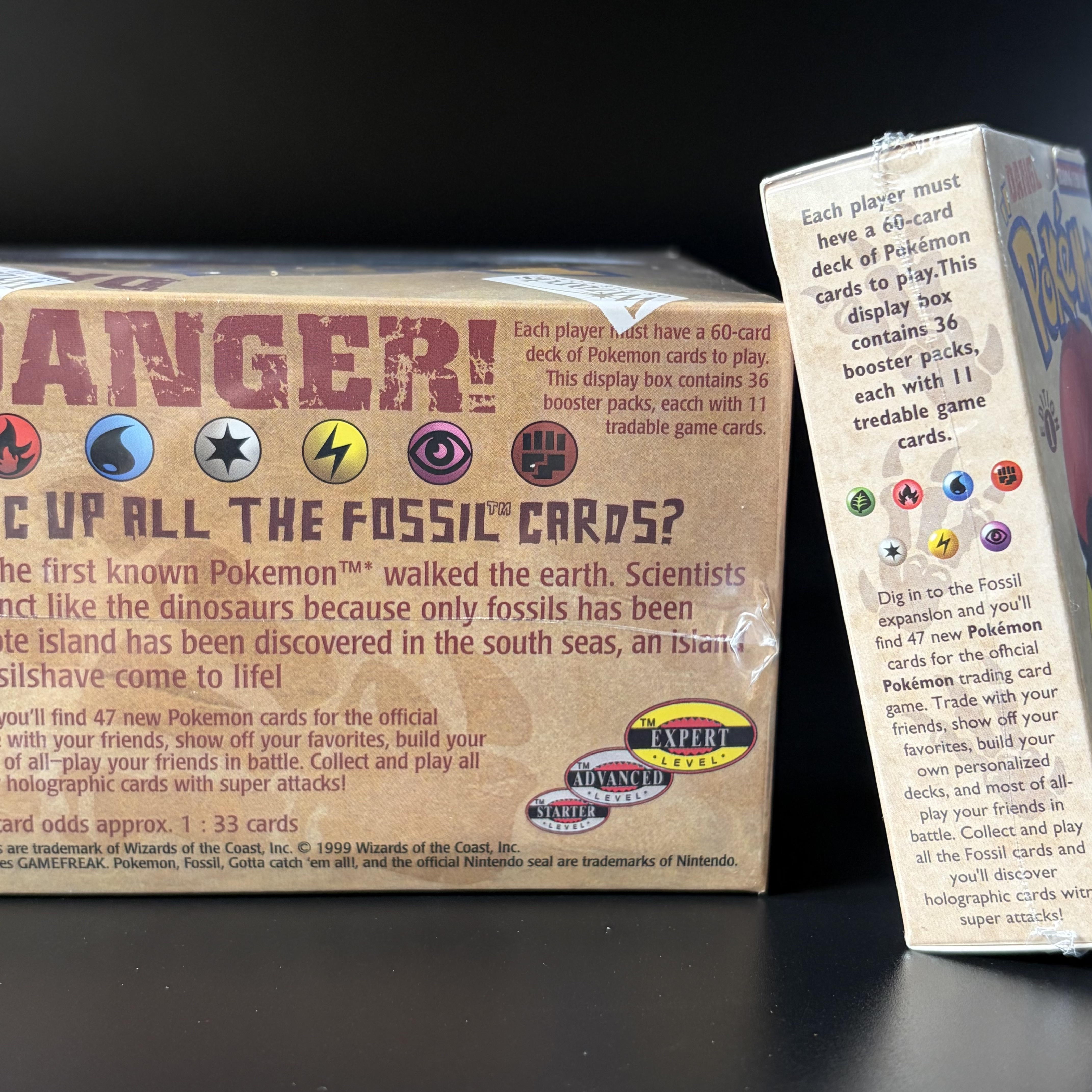 PKM TCG 1999 Fossil 1st Sealed – Board Game Pokemon recenzja i cena