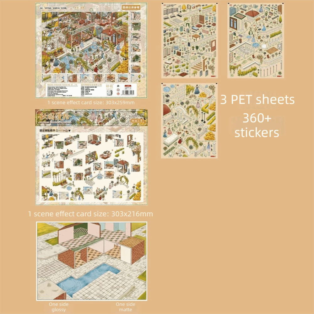DIY Oil Painting Street Scene  – Miniature Painting Set recenzja i cena