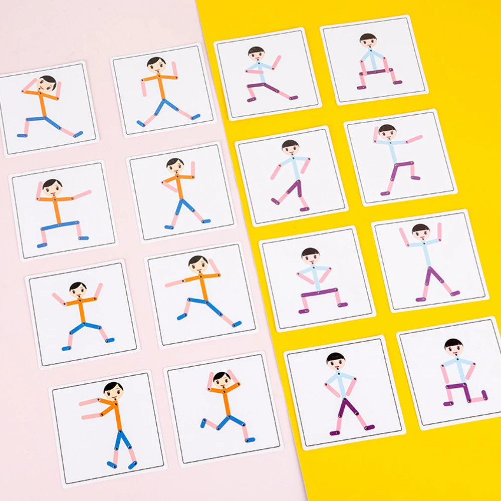 Sport Wooden Man Material DIY  – Board Game Word recenzja i cena